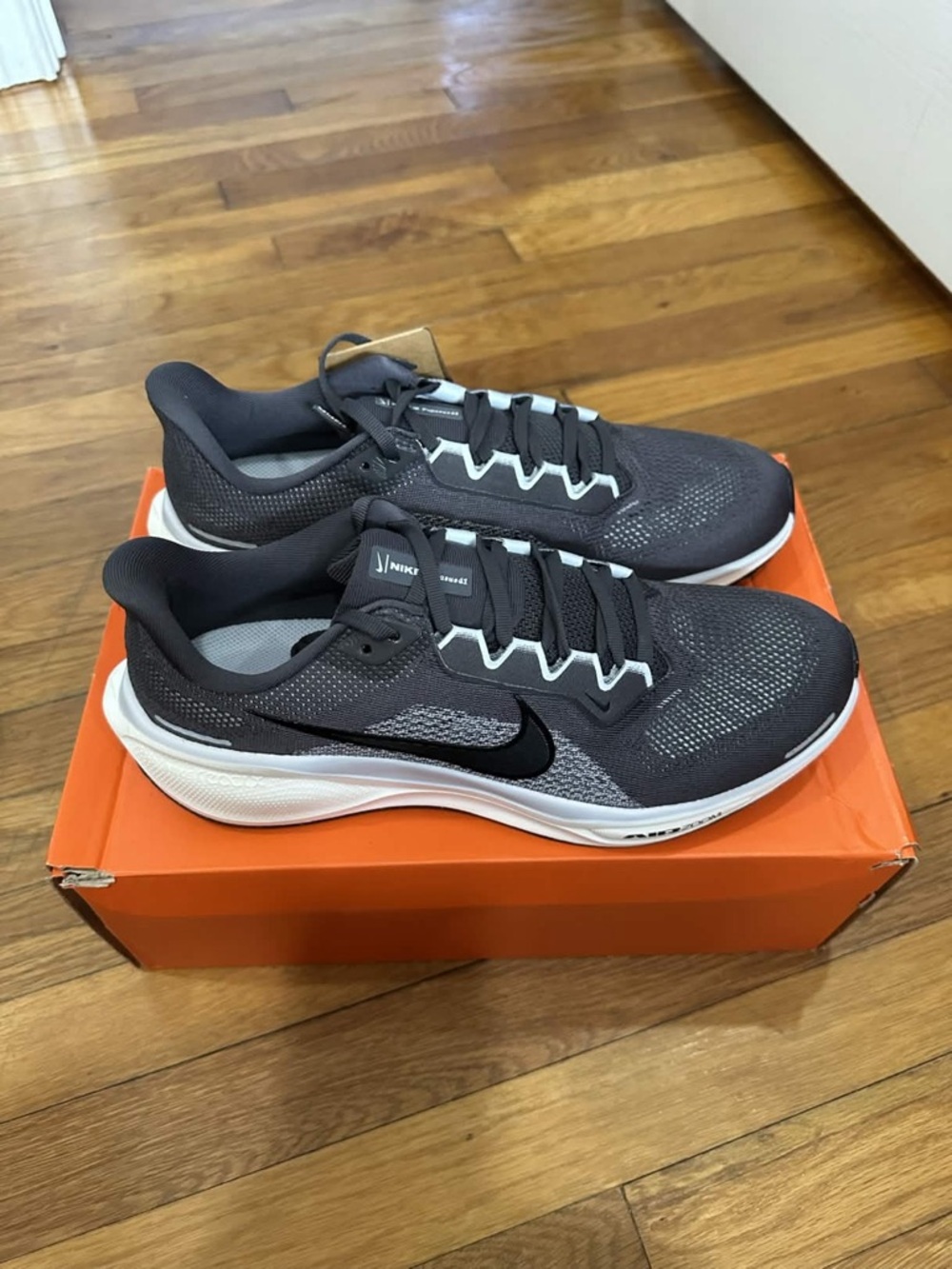 *New* Nike Air Zoom Pegasus 41 Men Grey White (FD2722-215) Size 10.5